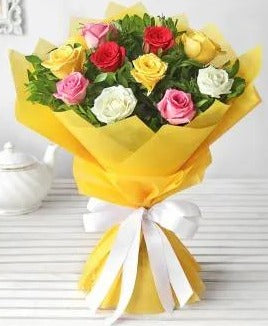 12 Stems of Imported Mix Fresh Roses