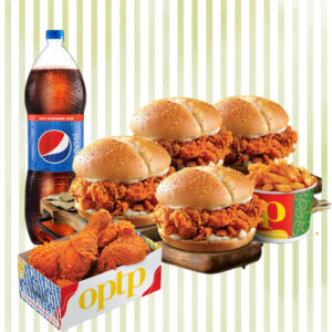 Optp Crispy Tasty Chicken Deal- 4 Persons