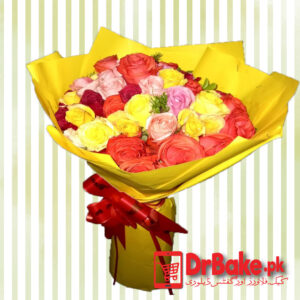 50 Fresh Multi color Roses Stems