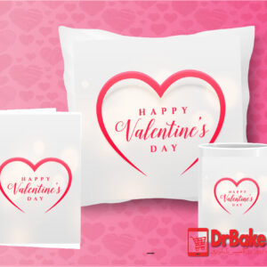 Valentine's Day Customize Cushion, Mug & Card Combo