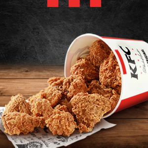 KFC's 9 Pcs Chicken Value Bucket