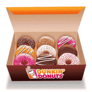 12 DUNKIN DONUTS