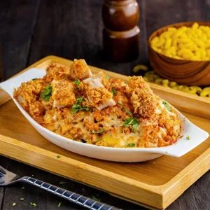 Crunchy Chicken Pasta cheezious