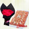 Send Winter Gifts Gajar Halwa & Bouquet Gift Deal