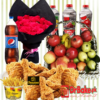 Cheezious 9 Pieces Fry Chicken & Fruit basket Deal