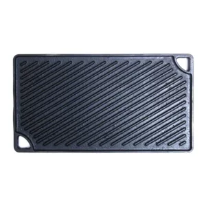 Cast Iron Reversible Grill Griddle 16.75 in x 9 in